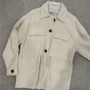 Zara Button Down Jacket Sz M